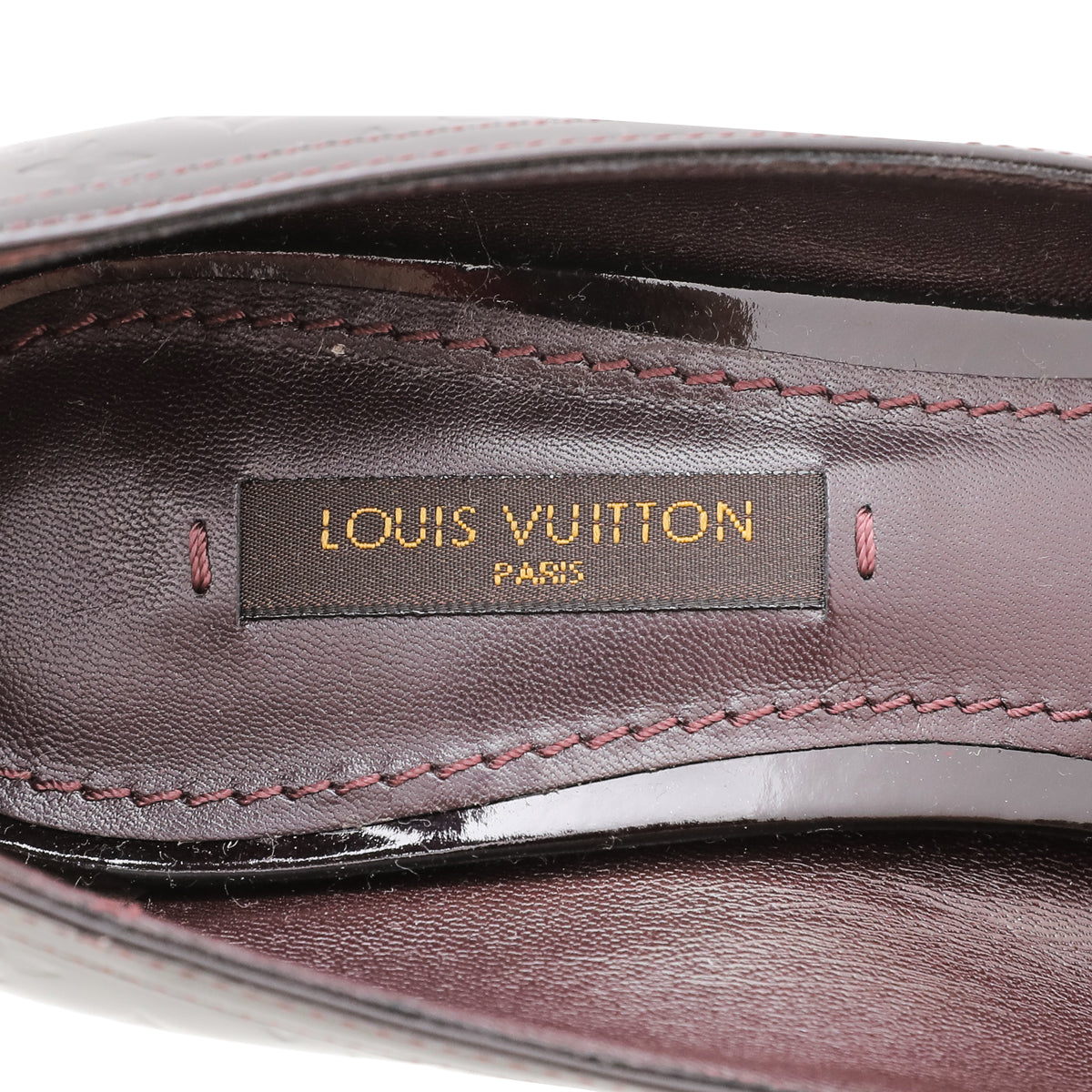 Louis Vuitton Amarante Monogram Vernis Tamara Pumps 37