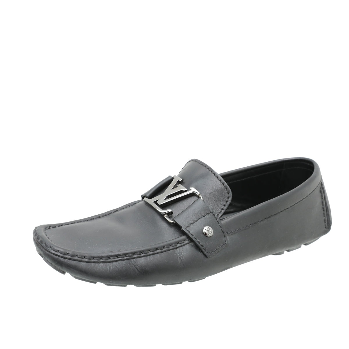 Louis Vuitton Black Monte Carlo Moccasin 7.5