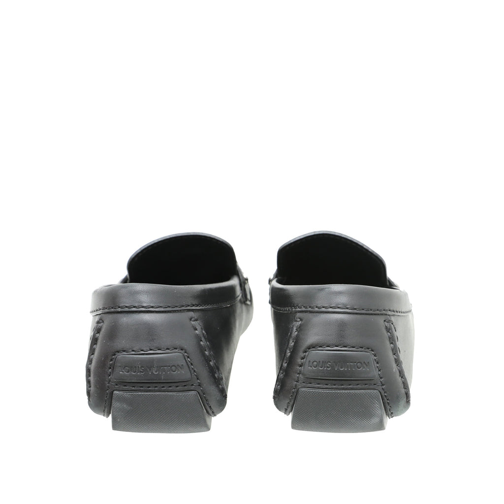 Louis Vuitton Black Monte Carlo Moccasin 7.5