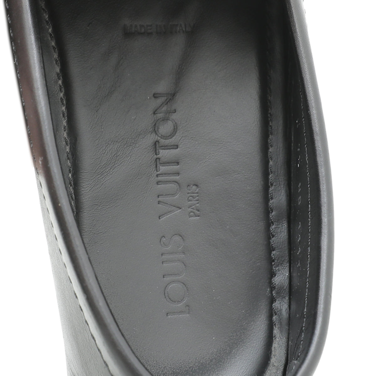 Louis Vuitton Black Monte Carlo Moccasin 7.5
