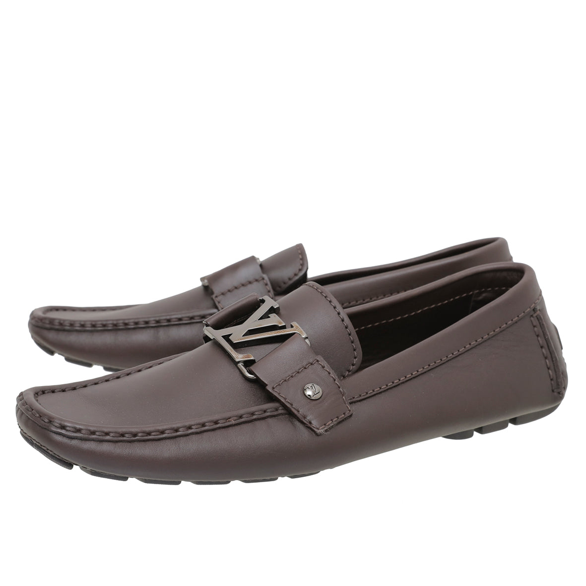 Louis Vuitton Brown Monte Carlo Moccasin 7.5