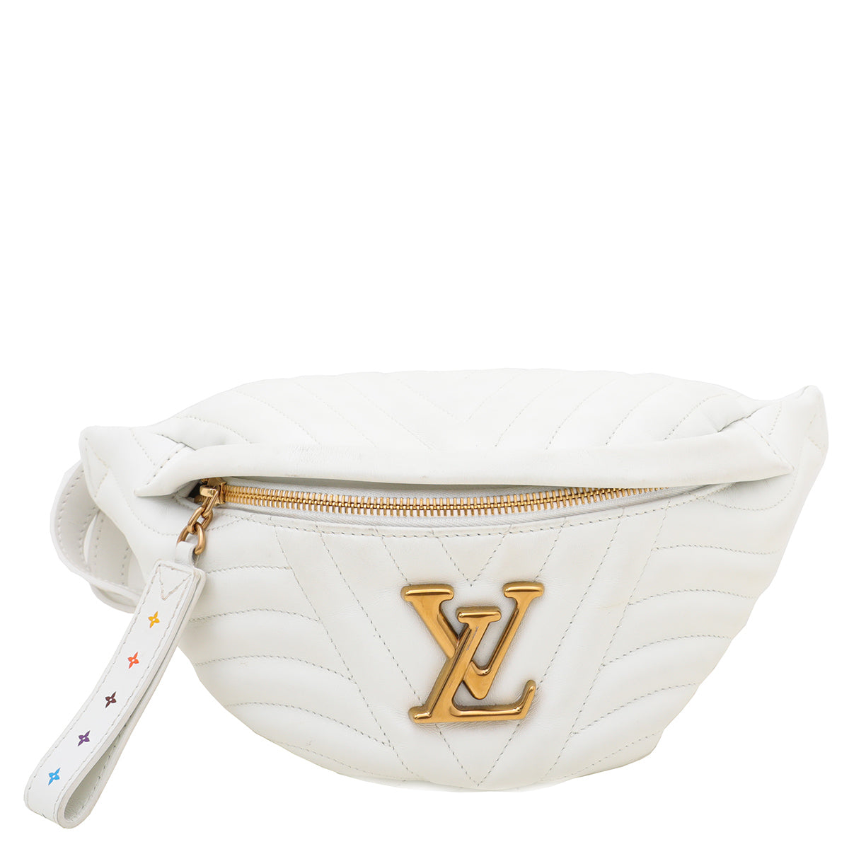 Louis Vuitton White New Wave Bumbag