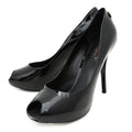 Louis Vuitton Black Oh Really Peep Toe Pumps 42