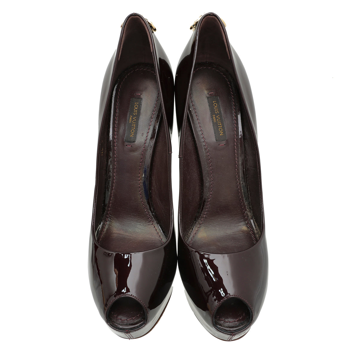 Louis Vuitton Amarante Oh Really Peep Toe Pump 40