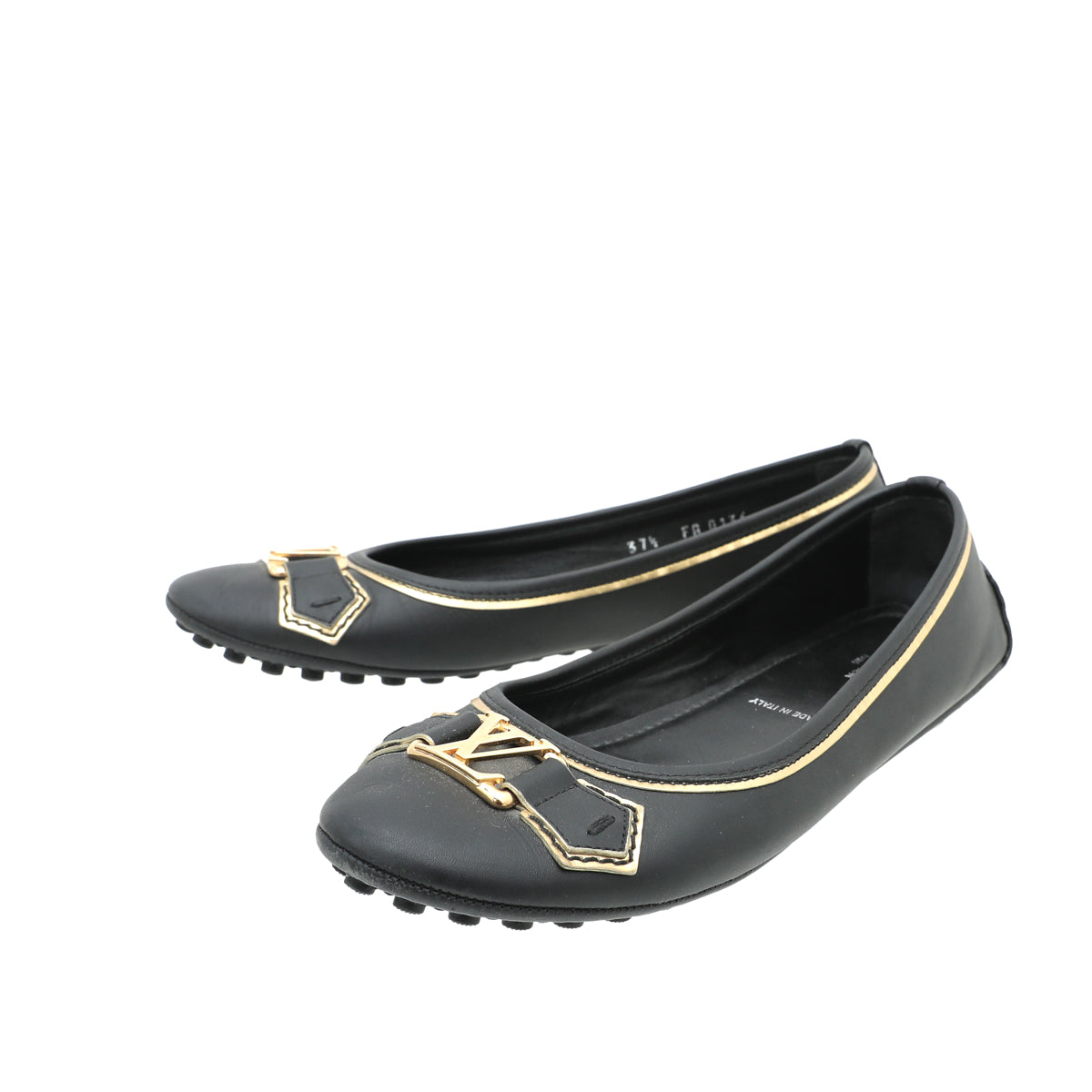 Louis Vuitton Bicolor Oxford Ballerina Flats 37.5