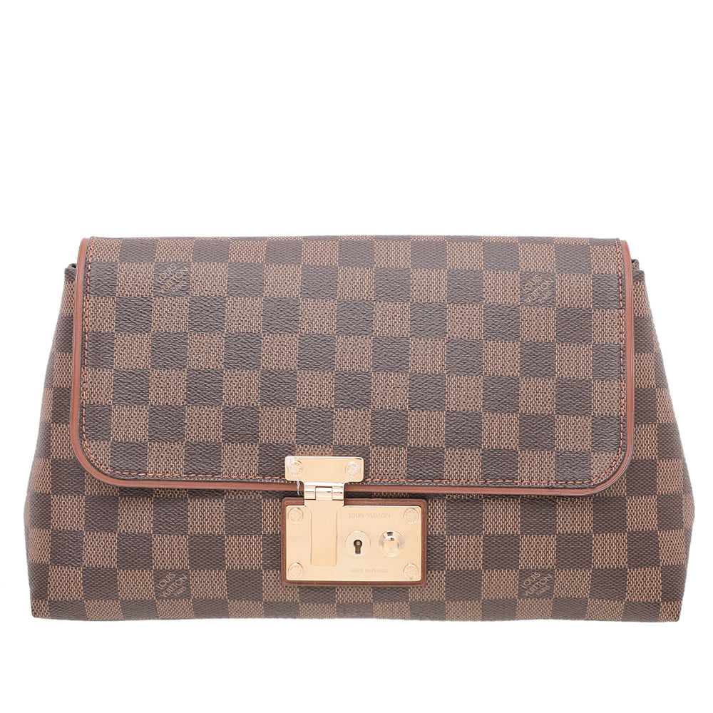 Louis Vuitton Ebene Pochette Ascot Clutch Bag