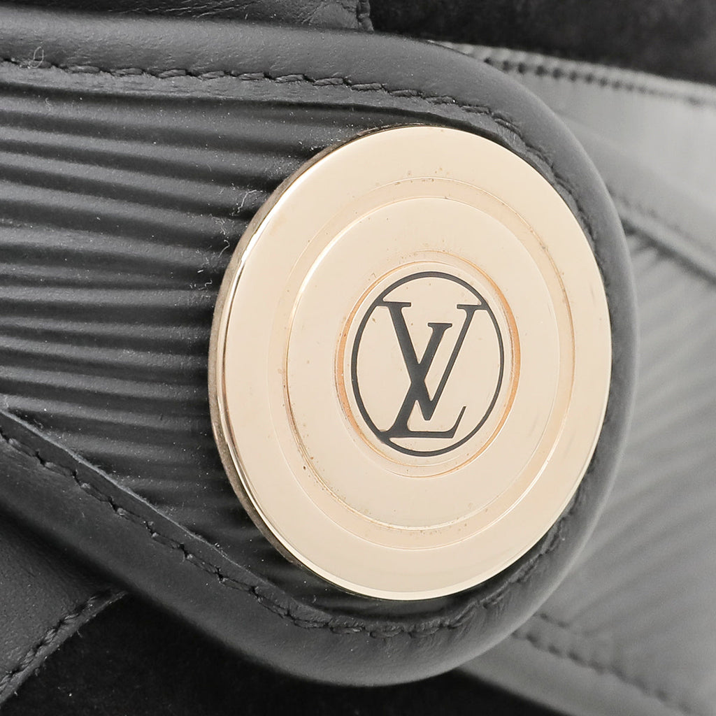 Louis Vuitton Black Postmark Wedge Sneaker 39