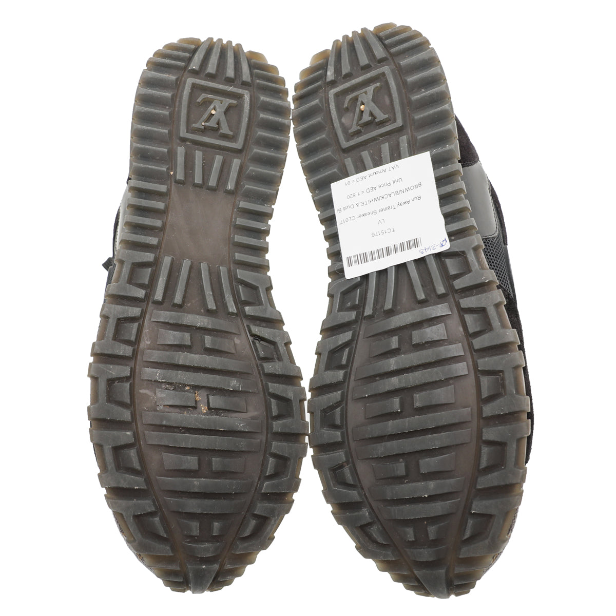 Louis Vuitton Tricolor Run Away Trainer Sneakers 38