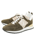 Louis Vuitton Khaki Run Away Trainers Sneakers 40