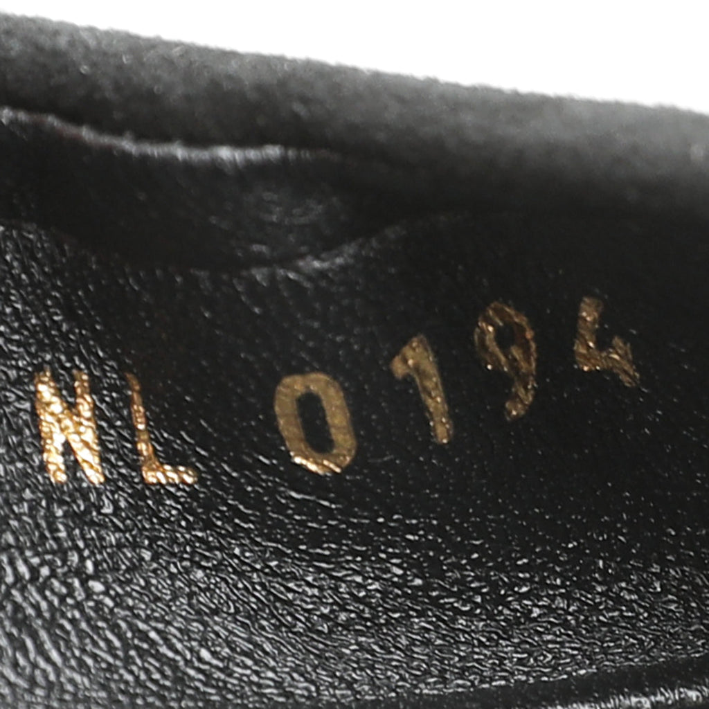 Louis Vuitton Black Suede Elba Scrunch Ballet Flats 38.5
