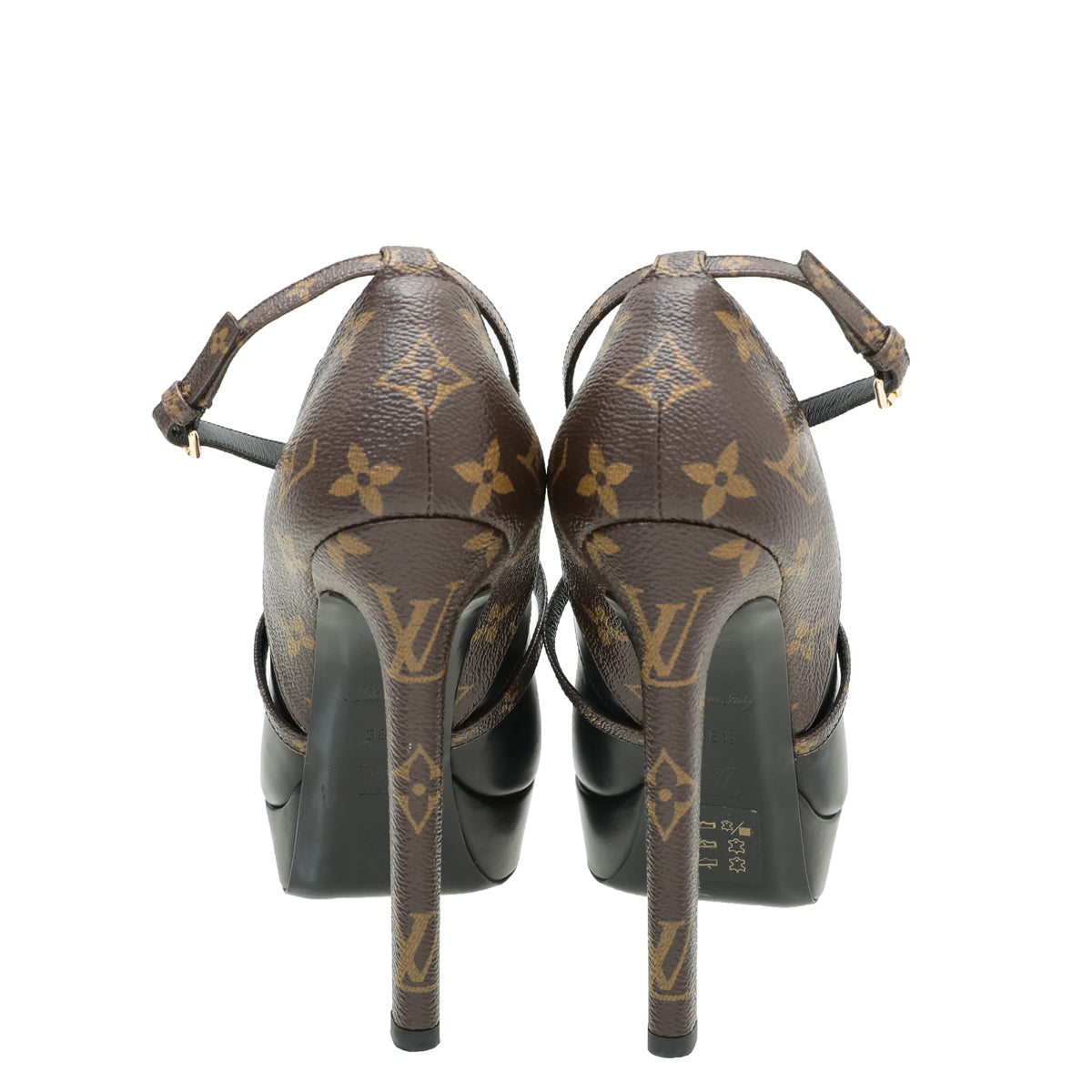 Louis Vuitton Monogram Black Temptation Pump 38.5