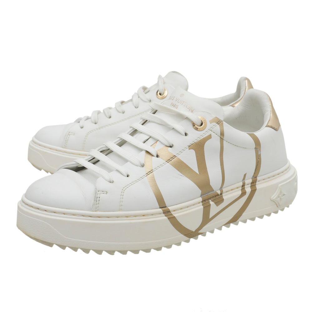 Louis Vuitton Bicolor Time Out Sneakers 37.5