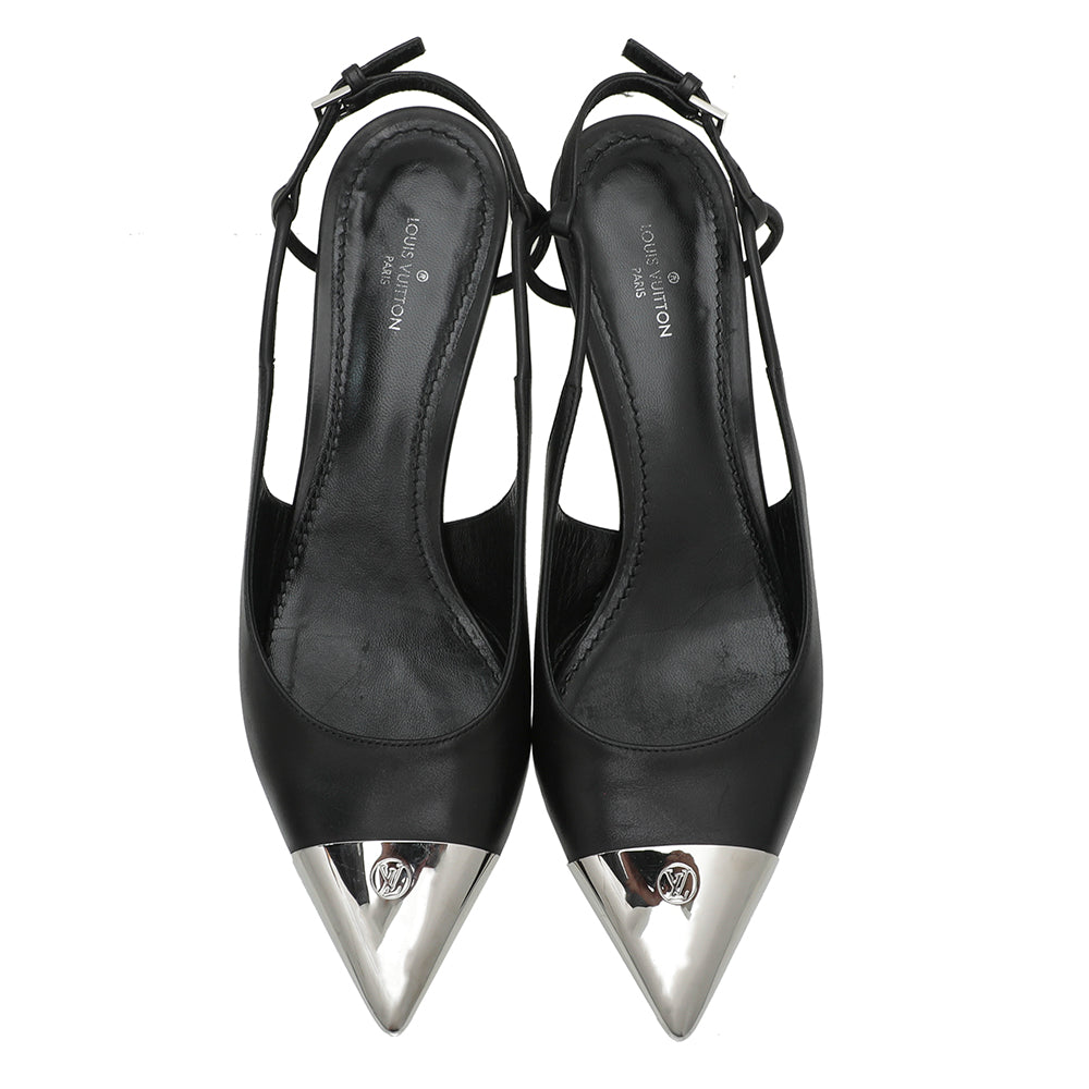 Louis Vuitton Bicolor Urban Twist Slingback 37