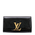 Louis Vuitton Black Vernis Louise Clutch