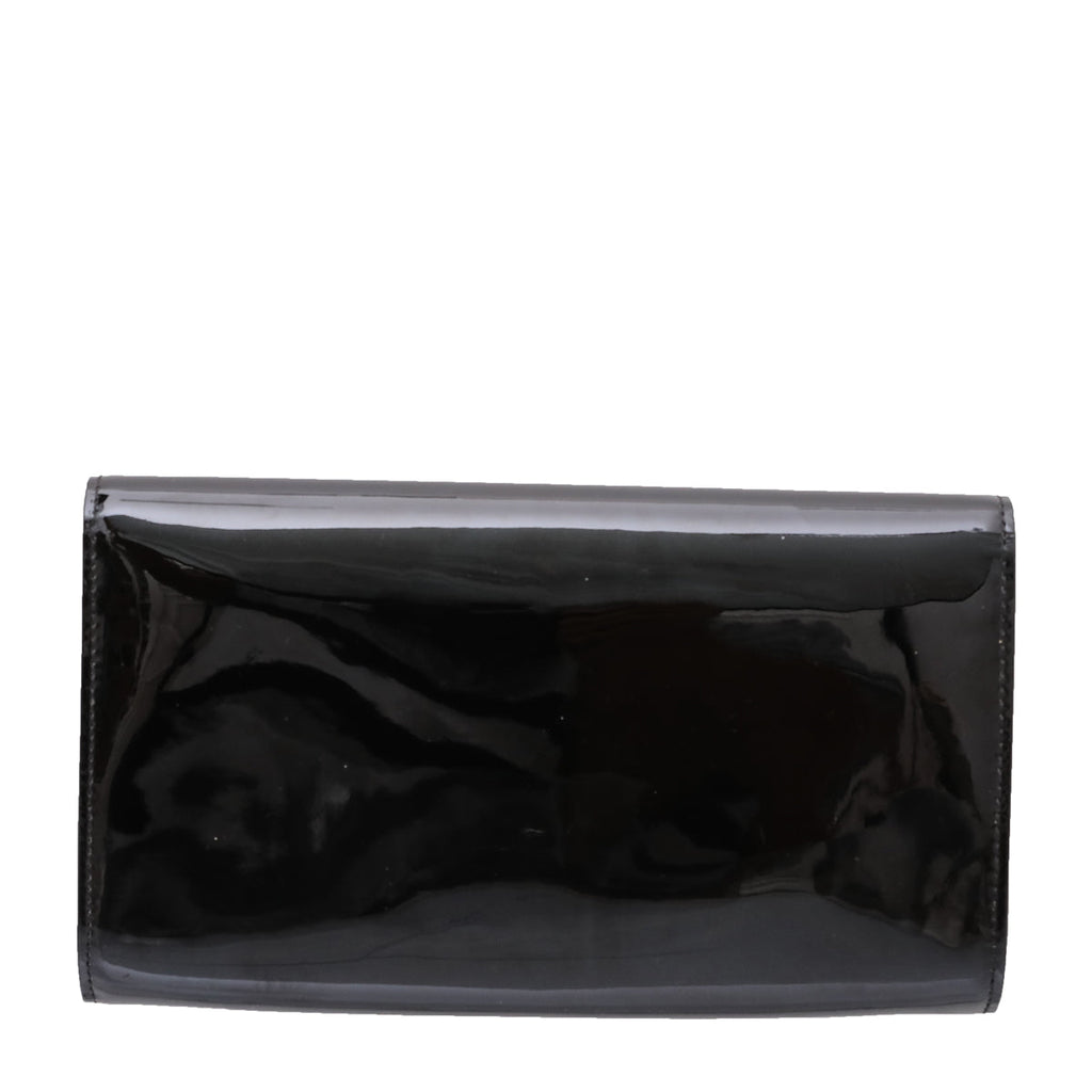 Louis Vuitton Black Vernis Louise Clutch