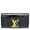 Louis Vuitton Black Vernis Louise Clutch