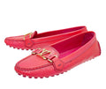 Louis Vuitton Pink Vernis Oxford Loafer 37