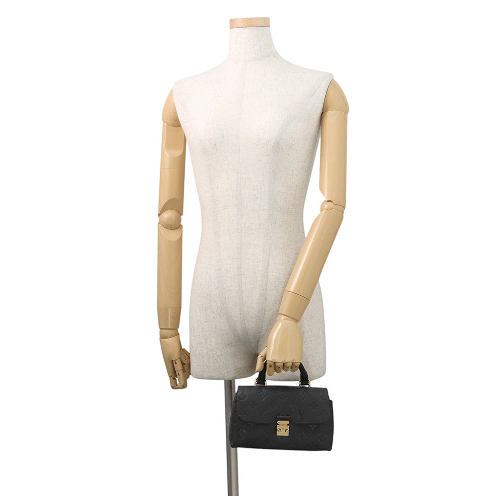 LOUIS VUITTON Nano-Madeleine NoirM12144 Monogram Empreinte Leather