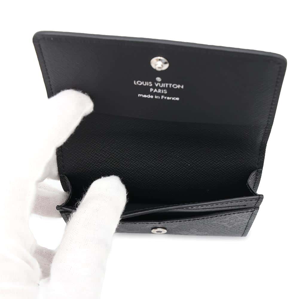 LOUIS VUITTON Buisiness Card Holder NoirM12874 Monogram Eclipse