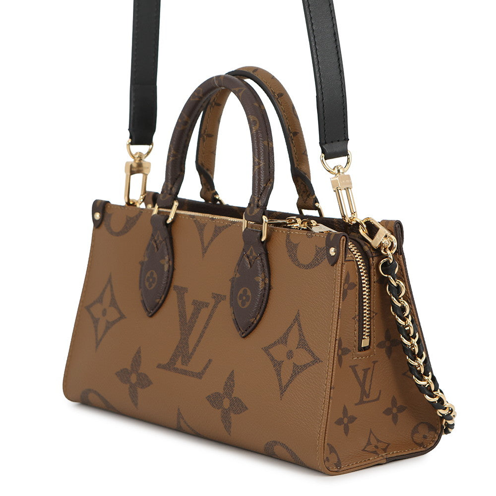 LOUIS VUITTON Onthego EW Chain RedM14236 Monogram Reverse Canvas Monogram Giant