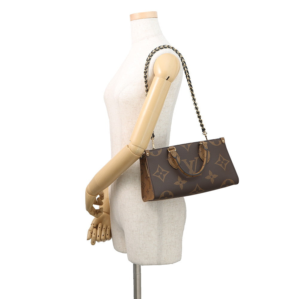 LOUIS VUITTON Onthego EW Chain RedM14236 Monogram Reverse Canvas Monogram Giant