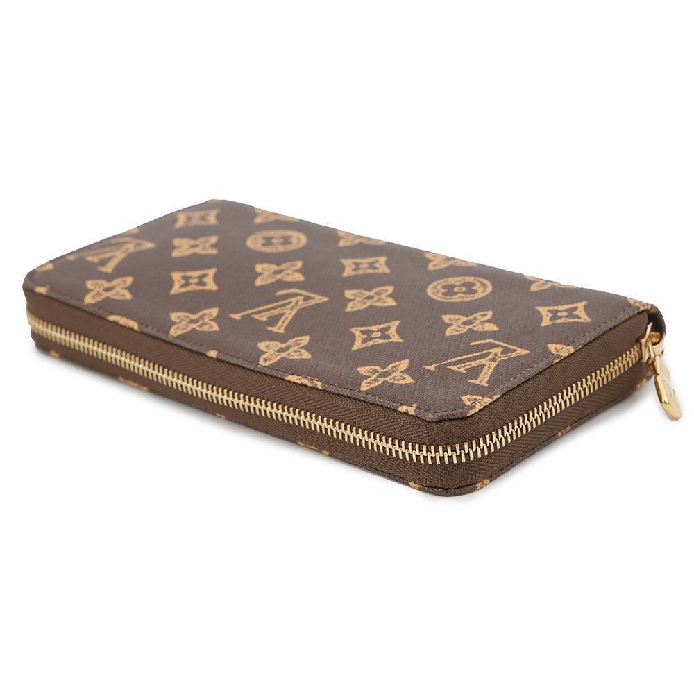 LOUIS VUITTON Zippy Wallet Monogram Origin EbeneM27683 Monogram Origin Coated Canvas