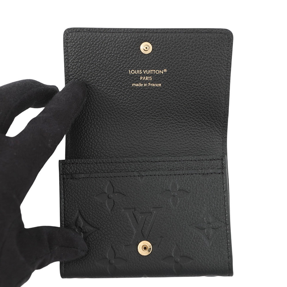 LOUIS VUITTON Buisiness Card Holder NoirM27908 Monogram Empreinte Leather