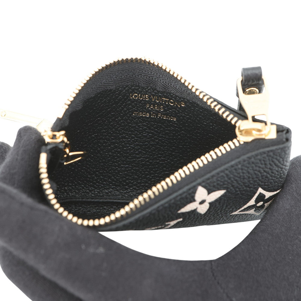 LOUIS VUITTON Pochette Cles NoirM28790 Monogram Empreinte Leather