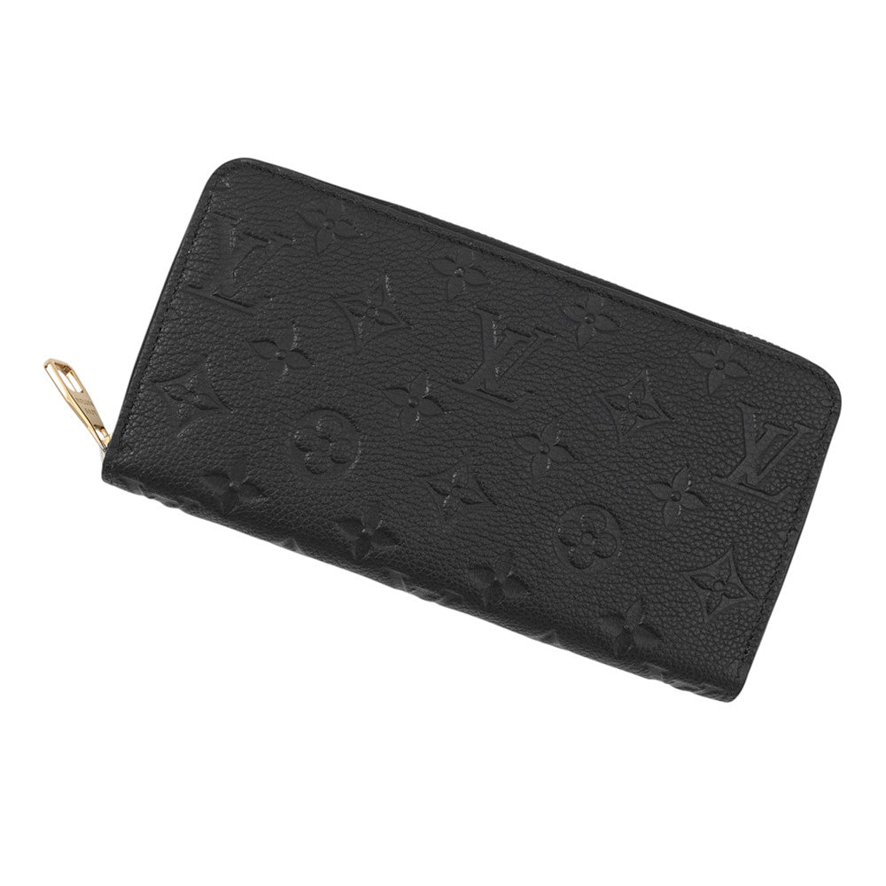 LOUIS VUITTON Zippy Wallet Noirm28791 Monogram Empreinte Leather