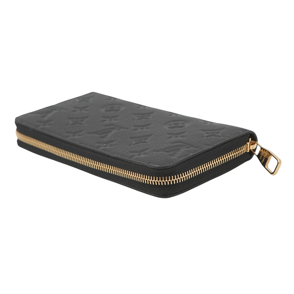 LOUIS VUITTON Zippy Wallet Noirm28791 Monogram Empreinte Leather