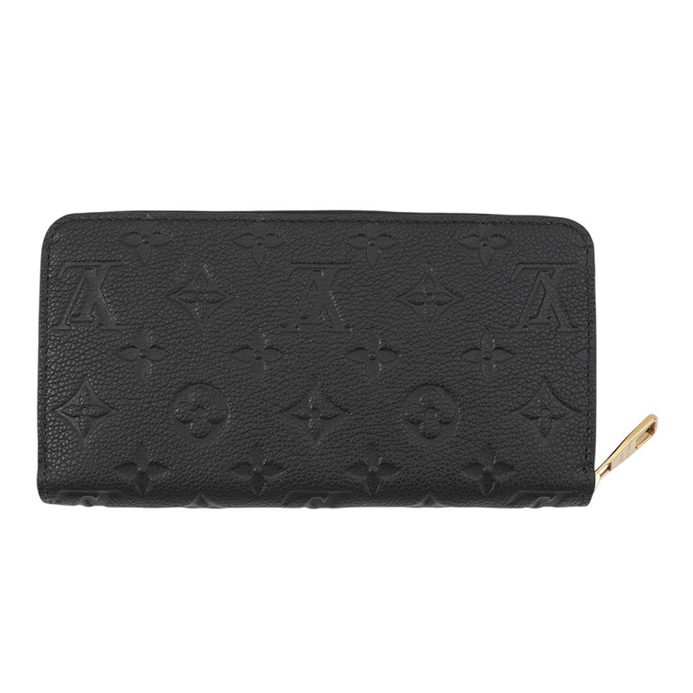 LOUIS VUITTON Zippy Wallet Noirm28791 Monogram Empreinte Leather