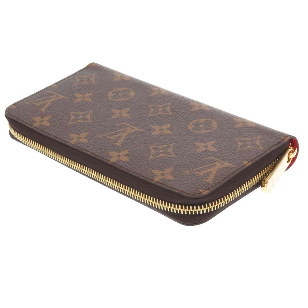LOUIS VUITTON Zippy Wallet CoquelicotM41896 Monogram