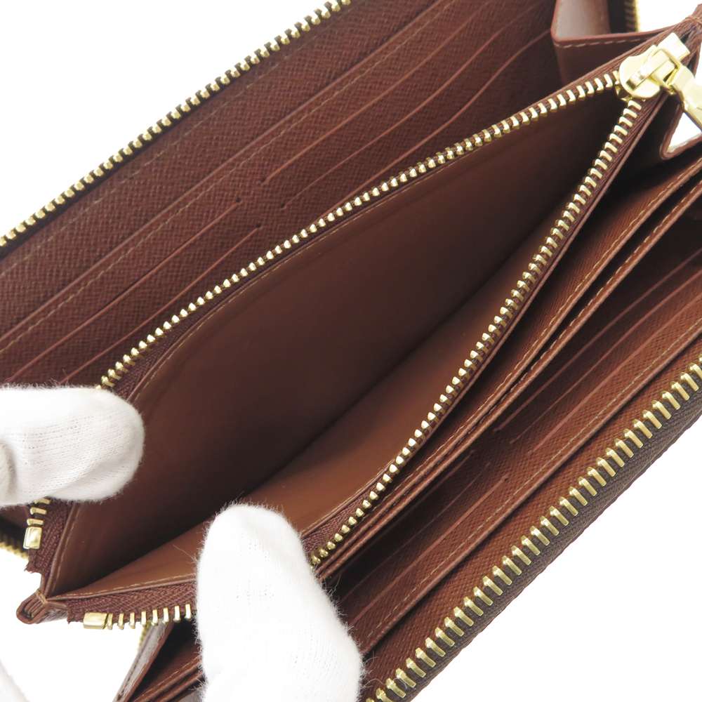 LOUIS VUITTON Zippy Wallet BrownM42616 Monogram