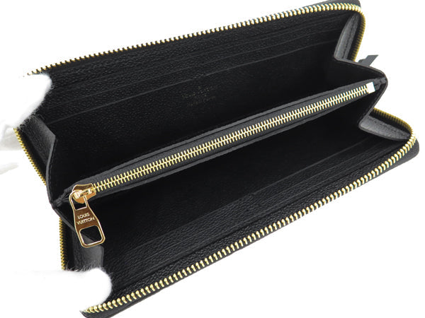 LOUIS VUITTON Portefeuille Clemence NoirM60171 Monogram Empreinte Leather
