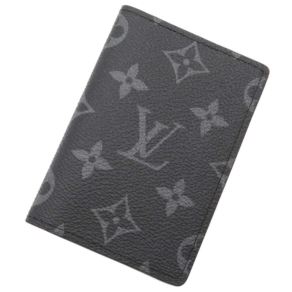 LOUIS VUITTON Organizer De Poch NoirM61696 Monogram Eclipse