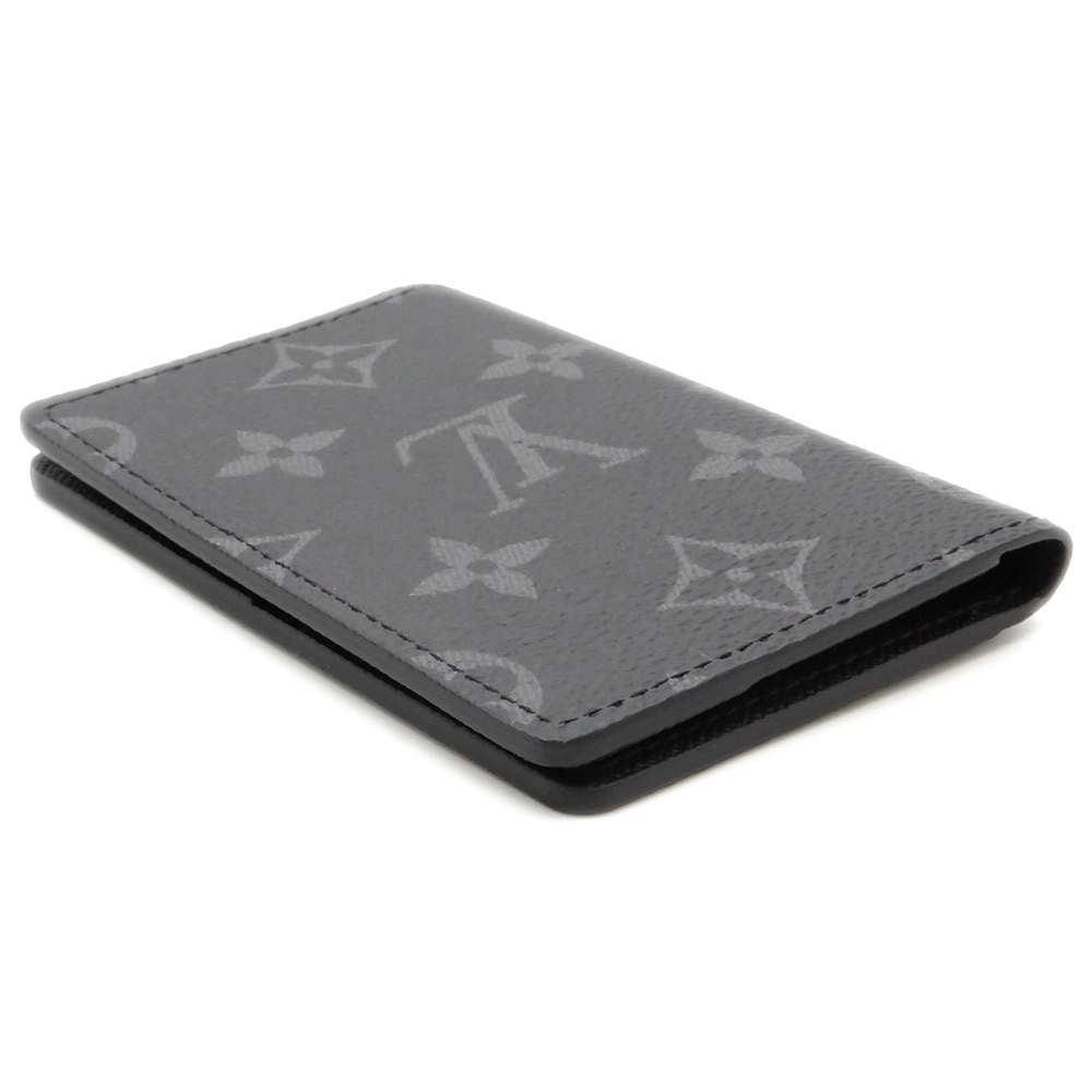 LOUIS VUITTON Organizer De Poch NoirM61696 Monogram Eclipse
