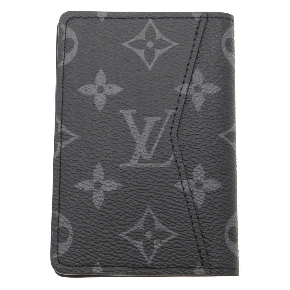 LOUIS VUITTON Organizer De Poch NoirM61696 Monogram Eclipse