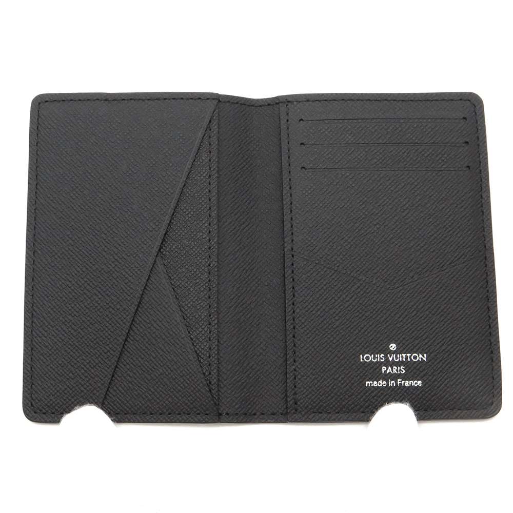 LOUIS VUITTON Organizer De Poch NoirM61696 Monogram Eclipse