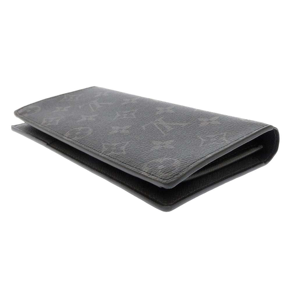 LOUIS VUITTON Portefeuille Brazza NoirM61697 Monogram Eclipse