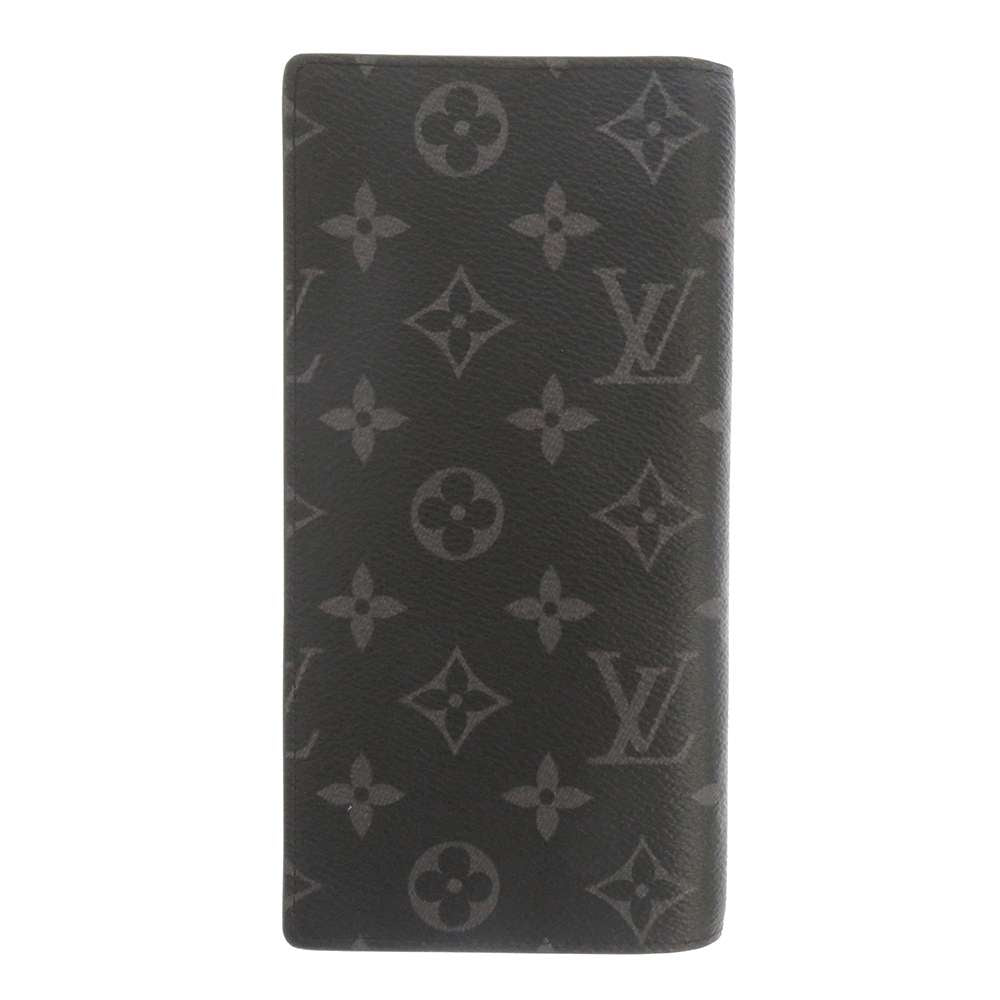 LOUIS VUITTON Portefeuille Brazza NoirM61697 Monogram Eclipse
