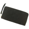 LOUIS VUITTON Zippy Wallet NoirM61864 Monogram Empreinte Leather