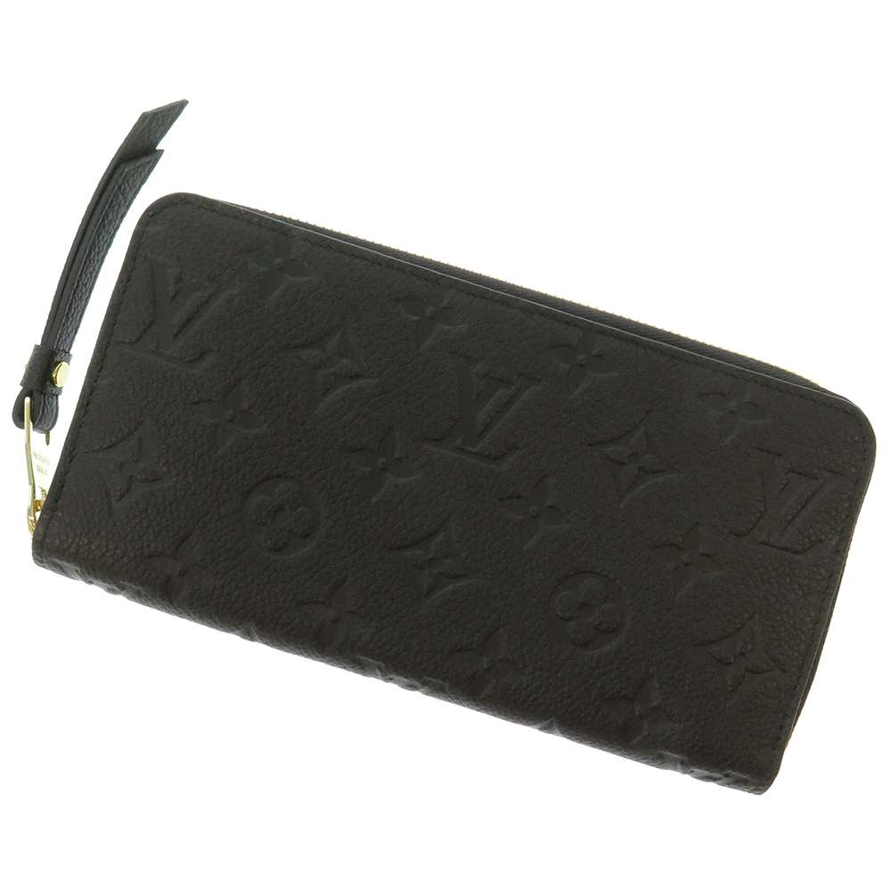 LOUIS VUITTON Zippy Wallet NoirM61864 Monogram Empreinte Leather