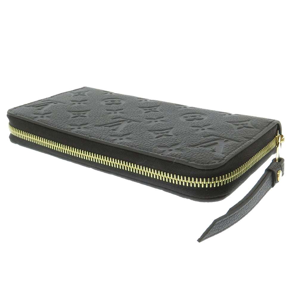 LOUIS VUITTON Zippy Wallet NoirM61864 Monogram Empreinte Leather