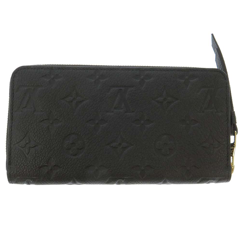 LOUIS VUITTON Zippy Wallet NoirM61864 Monogram Empreinte Leather
