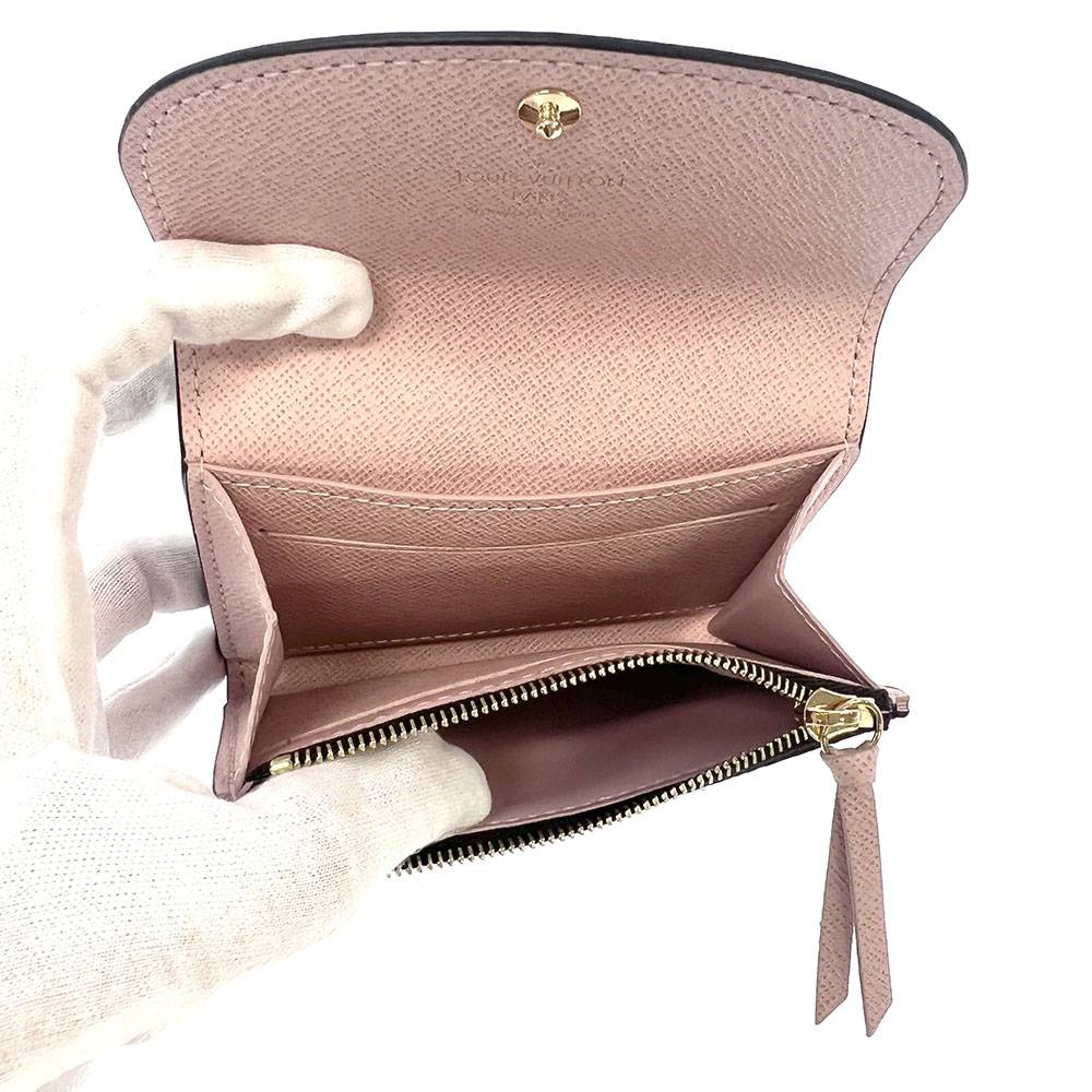 LOUIS VUITTON Rosalie Coin Purse Rose BallerineM62361 Monogram