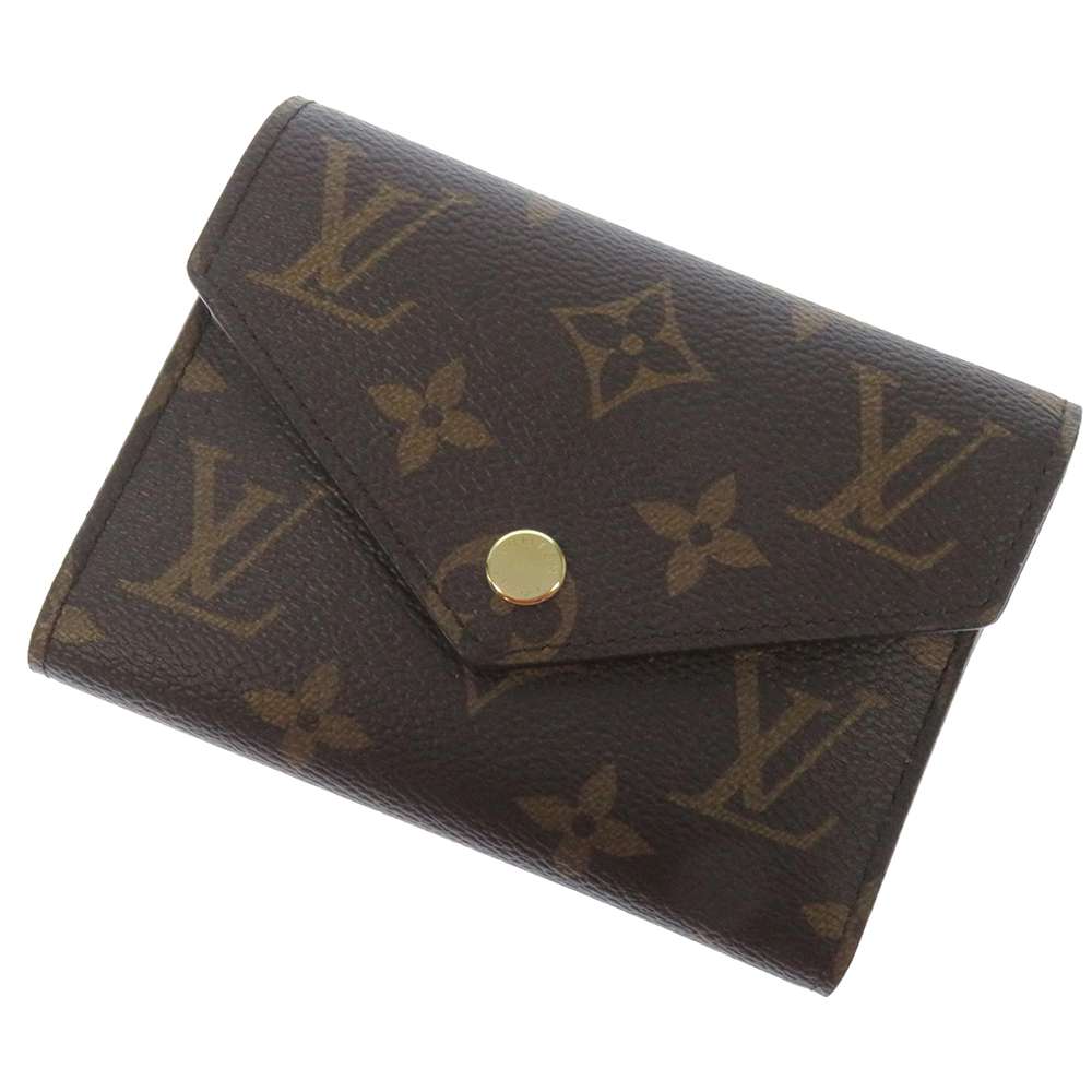 LOUIS VUITTON Portefeuille Victorine BrownM62472 Monogram
