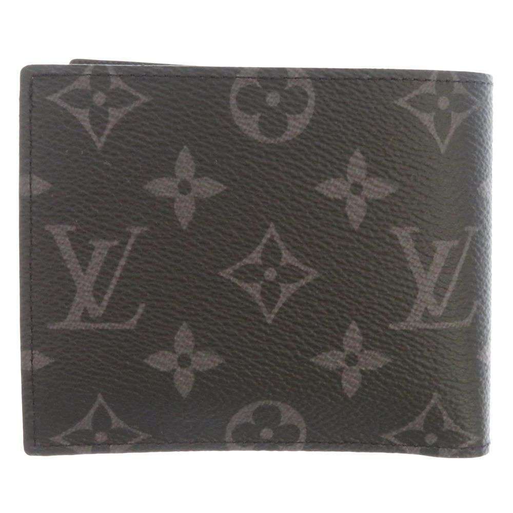 LOUIS VUITTON Portefeuille Marco NM NoirM62545 Monogram Eclipse