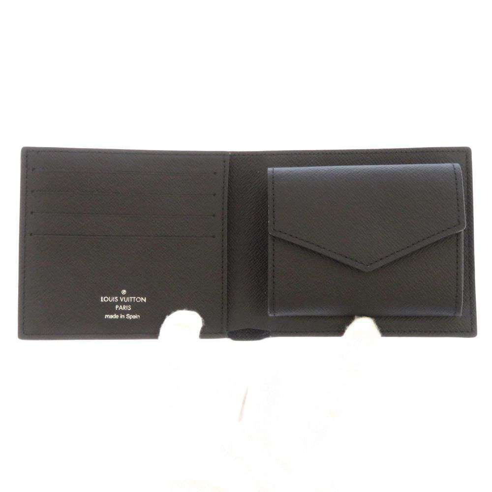 LOUIS VUITTON Portefeuille Marco NM NoirM62545 Monogram Eclipse
