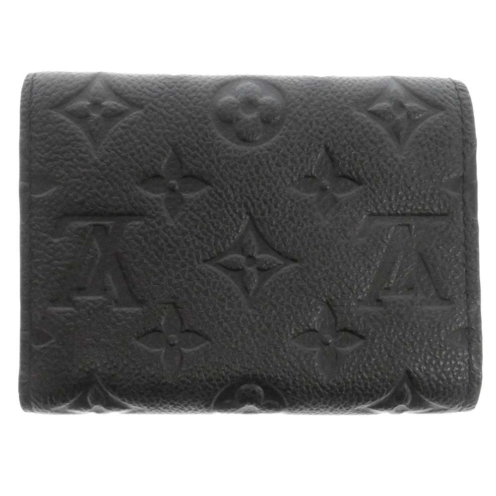 LOUIS VUITTON Portefeuille Victorine NoirM64060 Monogram Empreinte Leather
