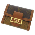 LOUIS VUITTON Portefeuille / Dauphine Compact BrownM68725 Monogram/Monogram Reverse Canvas